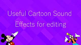 100 Cartoon Sound Effects for Editing [upl. by Nya]