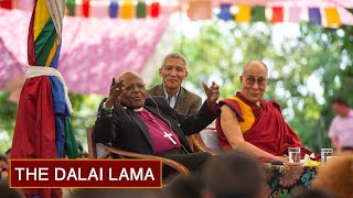 The Dalai Lama and Archbishop Tutu Interact with TCV Students [upl. by Georgetta]