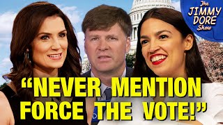 Krystal Ball amp Ryan Grim HUMILIATE Themselves While Lying To Protect AOC [upl. by Esinrahs]