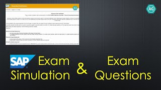 SAP Certification Exam Questions and Exam Simulation [upl. by Gracia]