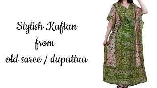 Kaftan Cutting and Stitching  StylishEasy and beautiful [upl. by Pansir]