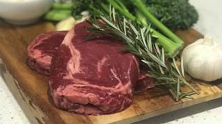 How to cook Steak Perfectly ButterBasted with Garlic Rosemary Stay at Home Chef  Klouds kitchen [upl. by Amelina]