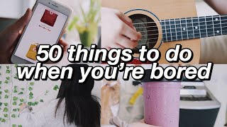 50 things to do when youre bored at home ☂ [upl. by Yreneh]