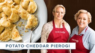 How to Make PotatoCheddar Pierogi at Home [upl. by Ynatterb]