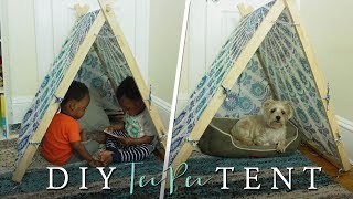 How to Make a TeePee Tent [upl. by Nicholas]