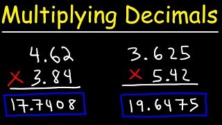 Multiplying Decimals  Basic Introduction [upl. by Falito81]