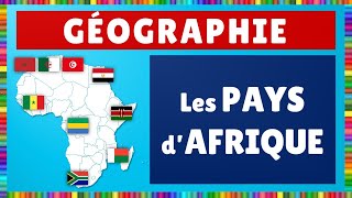 Geographie Les Pays dAfrique [upl. by Regor520]