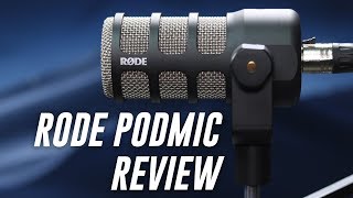 Rode PodMic Dynamic Mic Review  Test [upl. by Marchese928]