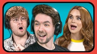 YouTubers React To Japanese Commercials Guess The Product Game [upl. by Vonny]