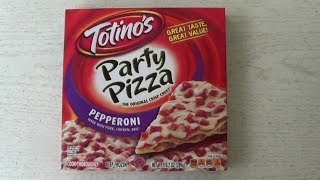 Totinos Peperoni Party Pizza Review [upl. by Euqinotna]