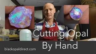 How To Cut And Polish Opal Gemstones By Hand by blackopaldirectcom [upl. by Geffner249]