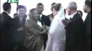 Khaleda Zia amp Sheikh Hasina  Making Hi Hellow [upl. by Maxa157]