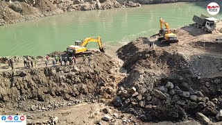 Today Chenab River Diversion Programme  Ratle Hydroelectric Project 850 MW Drabshalla [upl. by Wickner]