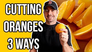 How To Cut An Orange 3 Ways [upl. by Euqirat728]