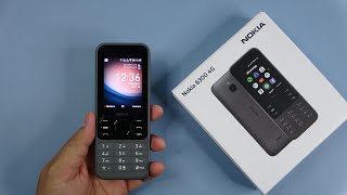 Nokia 6300 4G Light Charcoal color unboxing [upl. by Anifled]