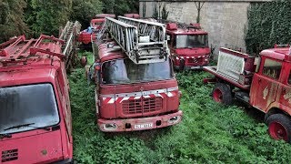 Les anciens camions de pompiers abandonnés  Urbex [upl. by Elum]