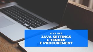 java settings for e tender and e procurement [upl. by Asirral919]