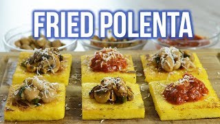 Fried Polenta Cakes [upl. by Solotsopa]