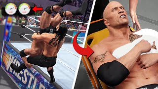 WWE 2K22 Top 10 Moves That Trigger The Stretcher Cutscene [upl. by Ailehpo]