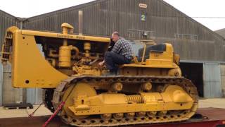 Massive CAT Caterpillar Diesel Engine Start Up [upl. by Marci]