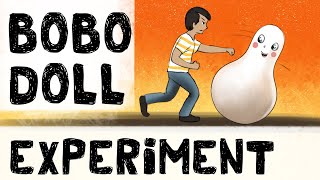 The Bobo Doll Experiment  Albert Bandura on Social Learning [upl. by Arted]