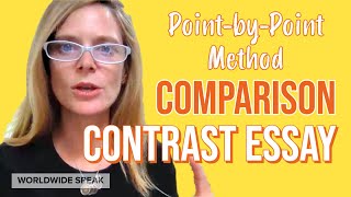 Point by Point Method  Comparison Contrast Essay  English Writing Skills [upl. by Essirehs310]