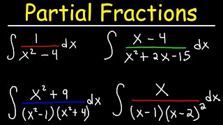 Integration By Partial Fractions [upl. by Notserp]