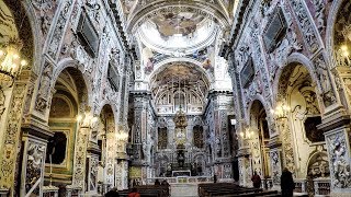 Palermo Sicily Italy A Walk Inside the Church of St Catherine [upl. by Cindra388]