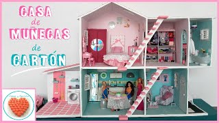 Casa de MUÑECAS de Carton DIY Cardboard doll house [upl. by Ikciv264]