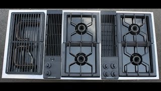 Jenn Air Downdraft Cooktop Demonstration [upl. by Kcire]