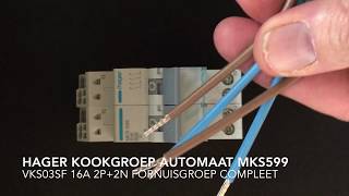 Hager Fornuisgroep MKS599  kookgroep automaat  VKS03SF [upl. by Culbertson]