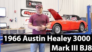 Driving and Dyno Testing a 1966 Austin Healey 3000 Mark III BJ8 [upl. by Leorsiy556]