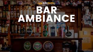 Bar Ambience  Sound Effects  Talking Music Glasses Door Creaking [upl. by Esinrahc]