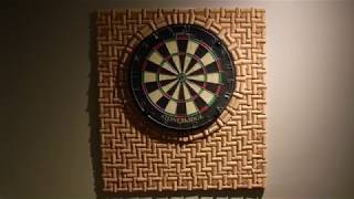 DIY Dart Board Surrounding Wall [upl. by Osyth]