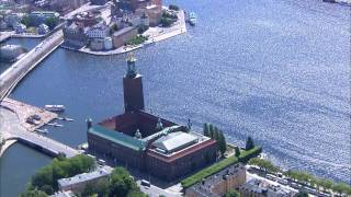 Stockholm Sweden Aerial view [upl. by Oirotciv]