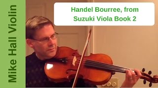 Bourree  6 from Suzuki Viola Book 2 [upl. by Augustine]