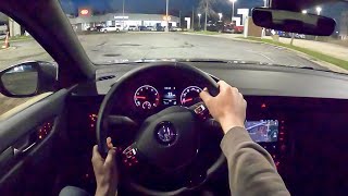 2021 Volkswagen Passat RLine  POV Night Drive Binaural Audio [upl. by Sivad375]