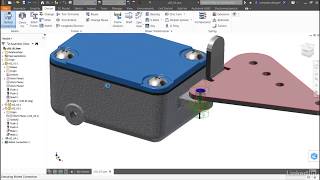 Inventor Tutorial  Placing a bolted connection [upl. by Nutsud]