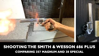 Smith amp Wesson 686 Plus 7 inch Range Review Shooting 357 Magnum and 38 Special  Best 357 Revolver [upl. by Cir]