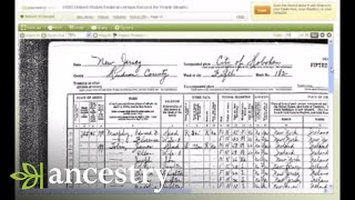 Exploring US Census Records  Ancestry [upl. by Reiter755]