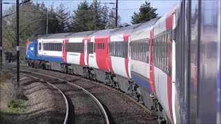 RARE HST Divert via Cambridge amp Ely  East Midlands Trains VP185s [upl. by Giralda]