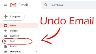 How To Recall A Message In Gmail Thats Already Sent [upl. by Lodmilla]