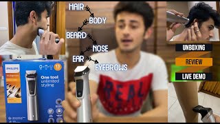 Philips MG771515 Multi Grooming Kit Review  Philips allinone Trimmer  Electrical Unboxing [upl. by Jules]