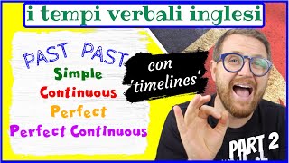 I TEMPI INGLESI  Part 2  PAST [upl. by Cirdahc557]