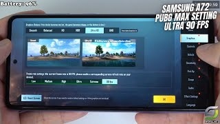 Samsung Galaxy A72 test game PUBG 16 Resistance Max Setting Ultra 90 FPS [upl. by Nyvrem]