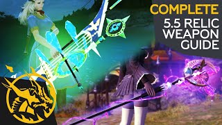 Complete FFXIV Shadowbringers Relic Weapon Guide 558 [upl. by Sirama]