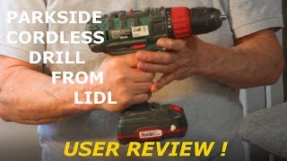 Parkside cordless drill from Lidl  User review [upl. by Platto]