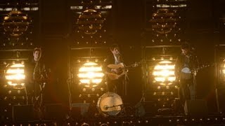 Mumford amp Sons performs quotI Will Waitquot live at the 2012 Grammys [upl. by Aihsemak]