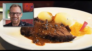 How to make Sauerbraten  German Beef roast  German Recipes  klaskitchencom  simple recipes [upl. by Skiba]