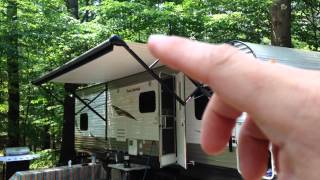 How An RV Electric Awning Works  Demonstration [upl. by Sjoberg]